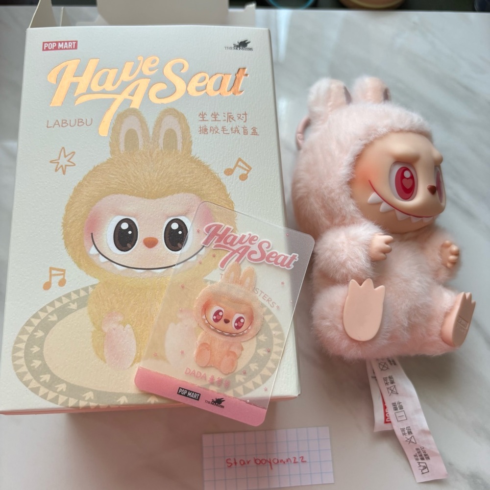 Pop Mart Pink Plush Accessory